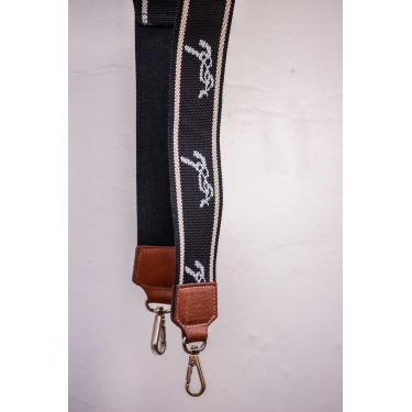 Schulterriemen Pénélope Logo Schwarz / Ecru Schulterriemen Pénélope Logo Schwarz / Ecru