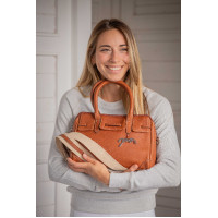 Handtasche Pénélope Maëlys PM Cognac Braun Handtasche Pénélope Maëlys PM Cognac Braun