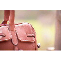 Handtasche Pénélope Maëlys PM Cognac Braun