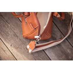 Handtasche Pénélope Maëlys PM Cognac Braun