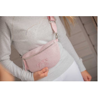 Gürteltasche Pénélope Chevron Schwarz