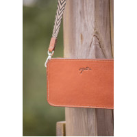 Umhängetasche Pénélope Lizzie Cognac Braun