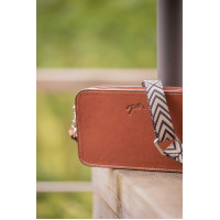 Umhängetasche Pénélope Lizzie Cognac Braun