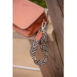 Umhängetasche Pénélope Lizzie Cognac Braun