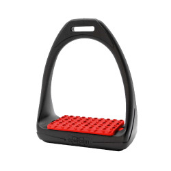 Compositi Soft Reflex Steigbügel Schwarz / Rot Compositi Soft Reflex Steigbügel Schwarz / Rot