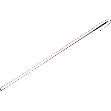 Peitsche WHIP & GO Rundholz Bordeaux / Hellgrau