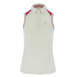 Ärmelloses Damen-Piqué-Poloshirt Equithème Ärmelloses Damen-Piqué-Poloshirt Equithème