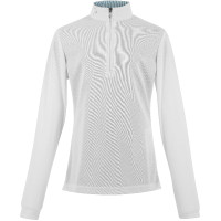 Polo Mesh Equithème Buffy Weiß Weiß Polo Mesh Equithème Buffy Weiß Weiß