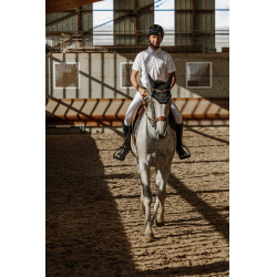 Polo Mesh Equithème Edy Weiß Weiß Polo Mesh Equithème Edy Weiß Weiß