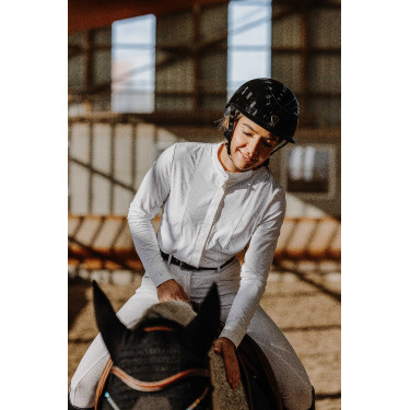 Reitbluse Equithème Julia Weiß Reitbluse Equithème Julia Weiß