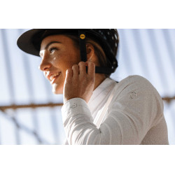 Reitbluse Equithème Julia Weiß Weiß