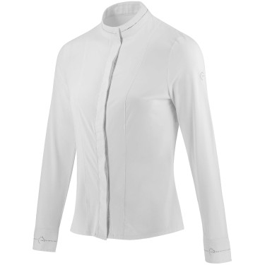 Reitbluse Equithème Julia Weiß Reitbluse Equithème Julia Weiß