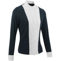Reitbluse Equithème Julia Marineblau