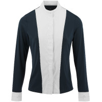 Reitbluse Equithème Julia Marineblau