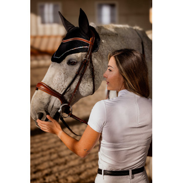 Polo Equithème Funza Kurzarm Weiß Weiß