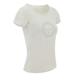 T-Shirt Equithème Anna Kurzarm Creme Beige