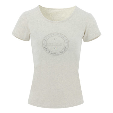 T-Shirt Equithème Anna Kurzarm Creme Beige