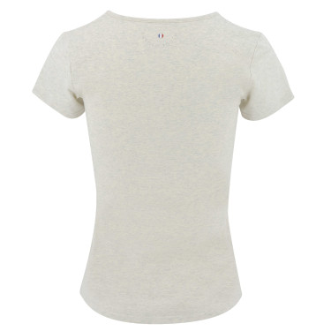 T-Shirt Equithème Anna Kurzarm Creme Beige