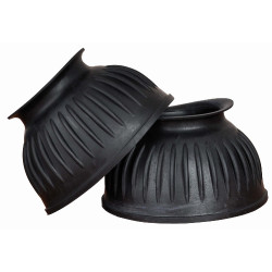 Geschlossene Gamaschen aus Gummi T de T Schwarz Geschlossene Gamaschen aus Gummi T de T Schwarz