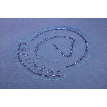 T-Shirt Ich liebe dich Equithème Rosalie Violett Lila