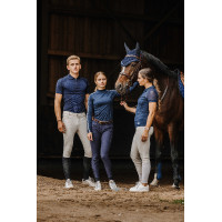 Equithème Originals Mélodie T-Shirt Marine Marineblau Equithème Originals Mélodie T-Shirt Marine Marineblau