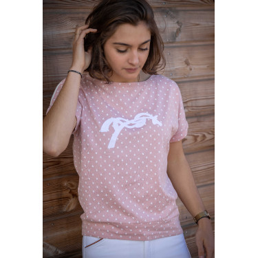 T-Shirt Pénélope Poppy Nude Rosa