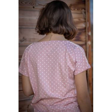 T-Shirt Pénélope Poppy Nude Rosa