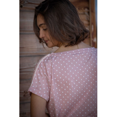 T-Shirt Pénélope Poppy Nude Rosa
