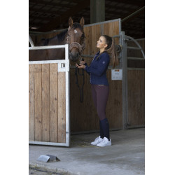 Fleecejacke Equithème Lena Marineblau