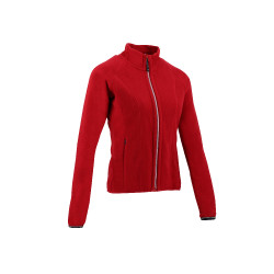 Fleecejacke Equithème Lena Kirsche Rot