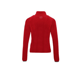 Fleecejacke Equithème Lena Kirsche Rot