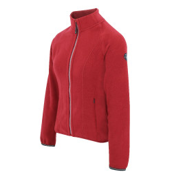 Fleecejacke Equithème Lena Kirsche Rot