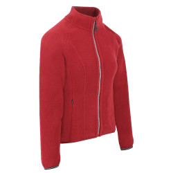 Fleecejacke Equithème Lena Kirsche Rot