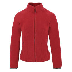 Fleecejacke Equithème Lena Kirsche Rot