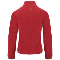 Fleecejacke Equithème Lena Kirsche Rot