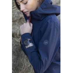 Regenjacke Equithème Eliza Marineblau