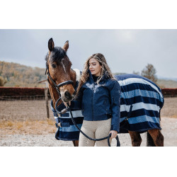 Kurzblouson Equithème Originals Alina Marine Marineblau