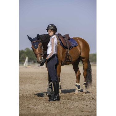 Reithose Equithème Safir Marine / Schwarz Blau Reithose Equithème Safir Marine / Schwarz Blau