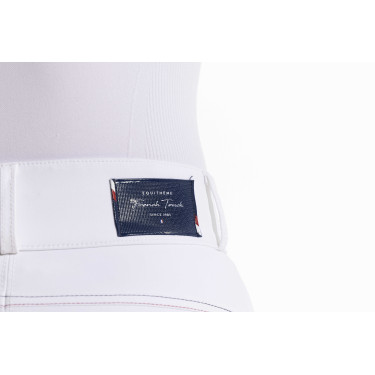 Reithose Equithème Yolande recycelt Weiß Weiß Reithose Equithème Yolande recycelt Weiß Weiß