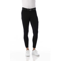 Softshell-Hose Equitheme Zermatt Silikon-Vollbesatz Schwarz