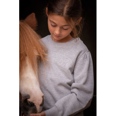 Sweat Pénélope Cassou Meliertes Grau