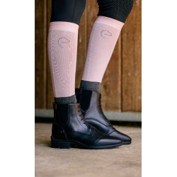 Reitsocken Equithème Compet Je t'aime Altrosa / Anthrazit Reitsocken Equithème Compet Je t'aime Altrosa / Anthrazit
