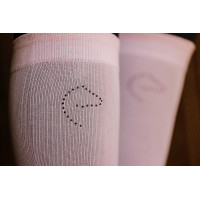 Reitsocken Equithème Compet Je t'aime Altrosa / Anthrazit