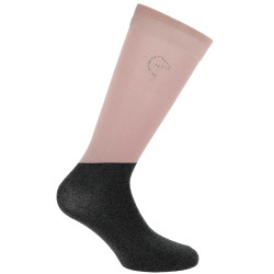 Reitsocken Equithème Compet Je t'aime Altrosa / Anthrazit Reitsocken Equithème Compet Je t'aime Altrosa / Anthrazit