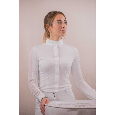 Wettkampf-Poloshirt Pénélope Las Honey langärmelig Wettkampf-Poloshirt Pénélope Las Honey langärmelig