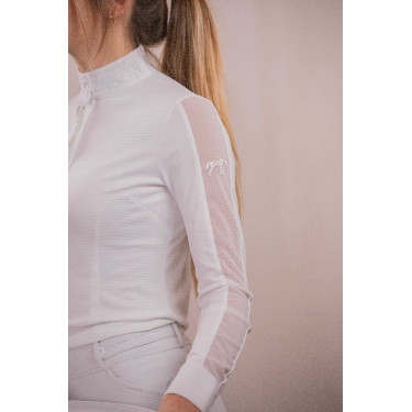 Wettkampf-Poloshirt Pénélope Las Honey langärmelig Wettkampf-Poloshirt Pénélope Las Honey langärmelig