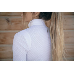 Polo Turnier Sevilla Pénélope langärmelig Weiß Weiß