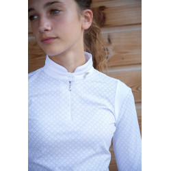 Polo Turnier Sevilla Pénélope langärmelig Weiß Weiß