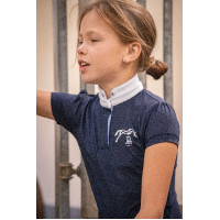 Wettkampf-Poloshirt Eden by PL Madrid Marineblau