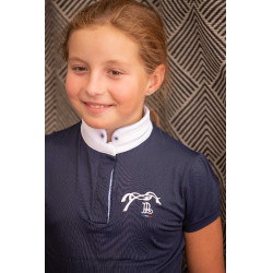 Wettkampf-Poloshirt Eden by PL Madrid Marineblau